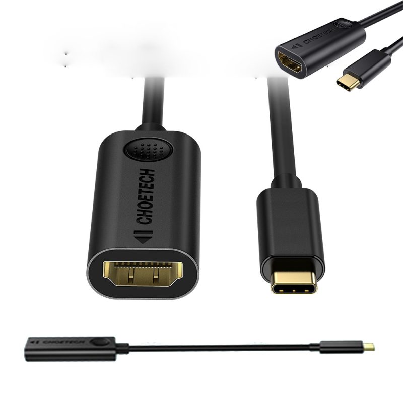 Bộ Chuyển đổi 4k@60hz Usb C Sang Hdmi Pvc Choetech Mã Hub H04 4