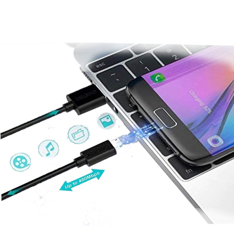 Cáp Micro Usb Ab003, Bộ Sạc Nhanh Nhanh Choetech Mã Ab003 Usb Sang Micro Usb 2.0 Dây Sạc Android Cho Galaxy S7 S6 Edge A10, J3 Prime, Redmi Note 5 Pro, Ps4, Bộ điều Khiển Xbox One 1