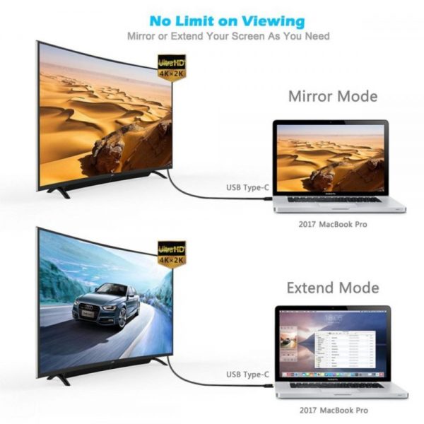 Cáp Chuyển Từ Type C Sang Displayport 4k@60hz Choetech Xcp 1801 Dài 1.8m (hàng Chính Hãng) (10) Copy