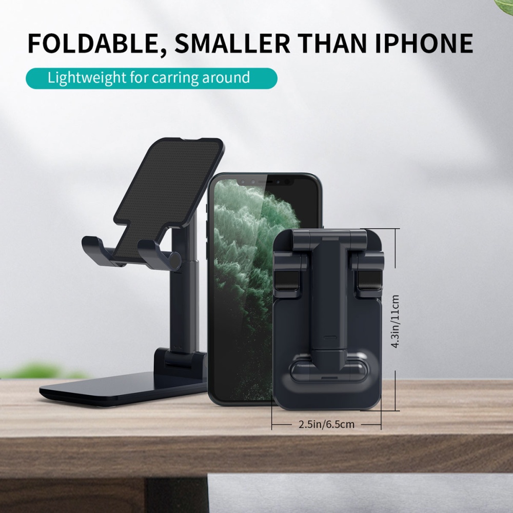 Choetech Floable Phone Desk Holder ( Black) (6)