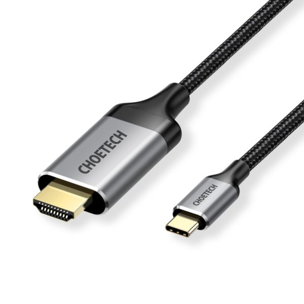 Choetech Usb C To Hdmi 2m Nylon Cable (1)