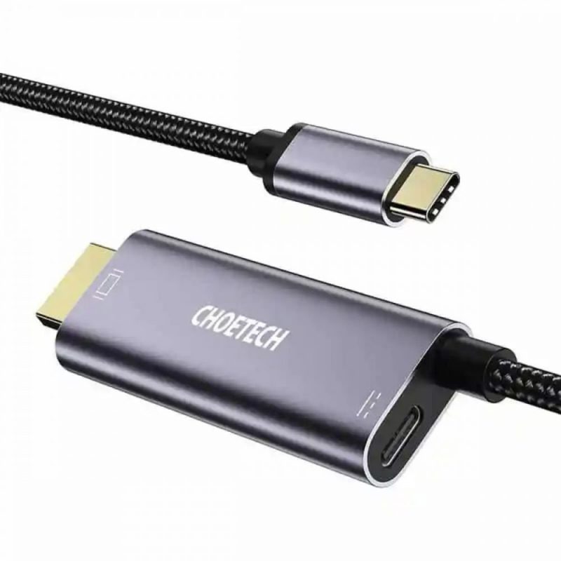 Hub Chuyển Từ Type C Sang Hdmi+ Pd 60w Dài 1.8m Choetech Xch M180 (hàng Chính Hãng) (7)