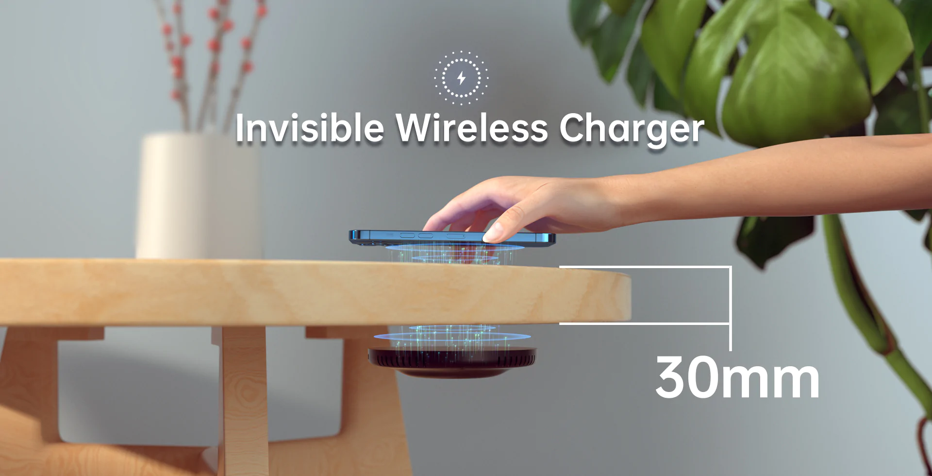 invisible wireless charger