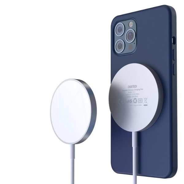 Đế Sạc Không Dây Nam Châm Choetech T517 F Magnetic Wireless Charger Dùng Cho Iphone 12 Series Samsung (15w, Wireless Magsafe Quick Charger) (9)