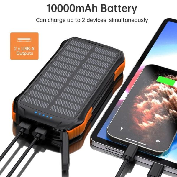 Sạc Dự Phòng Năng Lượng Mặt Trời Tích Hợp Sạc Không Dây Choetech B658 Dung Lượng 10.000mah (hÀng ChÍnh HÃng)