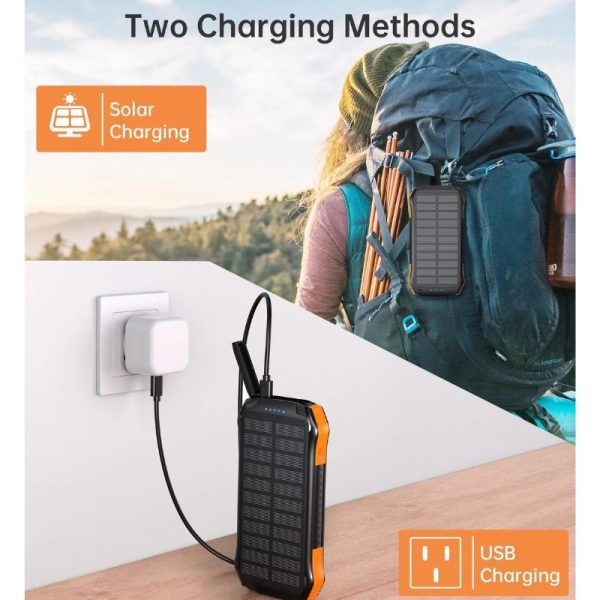 Sạc Dự Phòng Năng Lượng Mặt Trời Tích Hợp Sạc Không Dây Choetech B658 Lượng Dung 10.000mah (hÀng ChÍnh HÃng) (3)