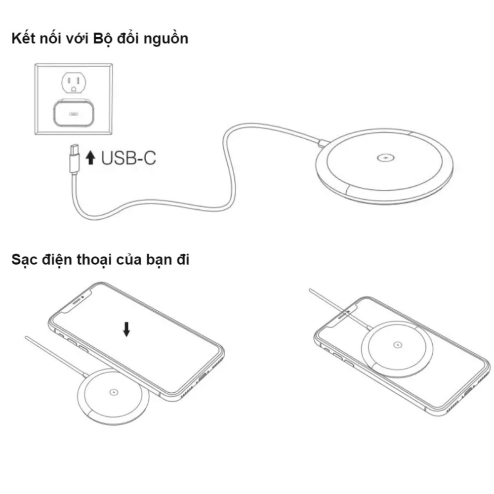 Đế Sạc Không Dây Magsafe Choetech T580 Dùng Cho Iphone (hàng Chính Hãng) (6)