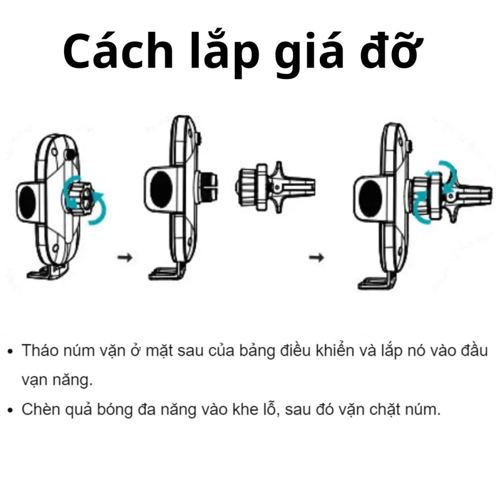 Giá đỡ điện Thoại Gắn Khe Gió Choetech H066 Dùng Trên ô Tô (hàng Chính Hãng) (4)