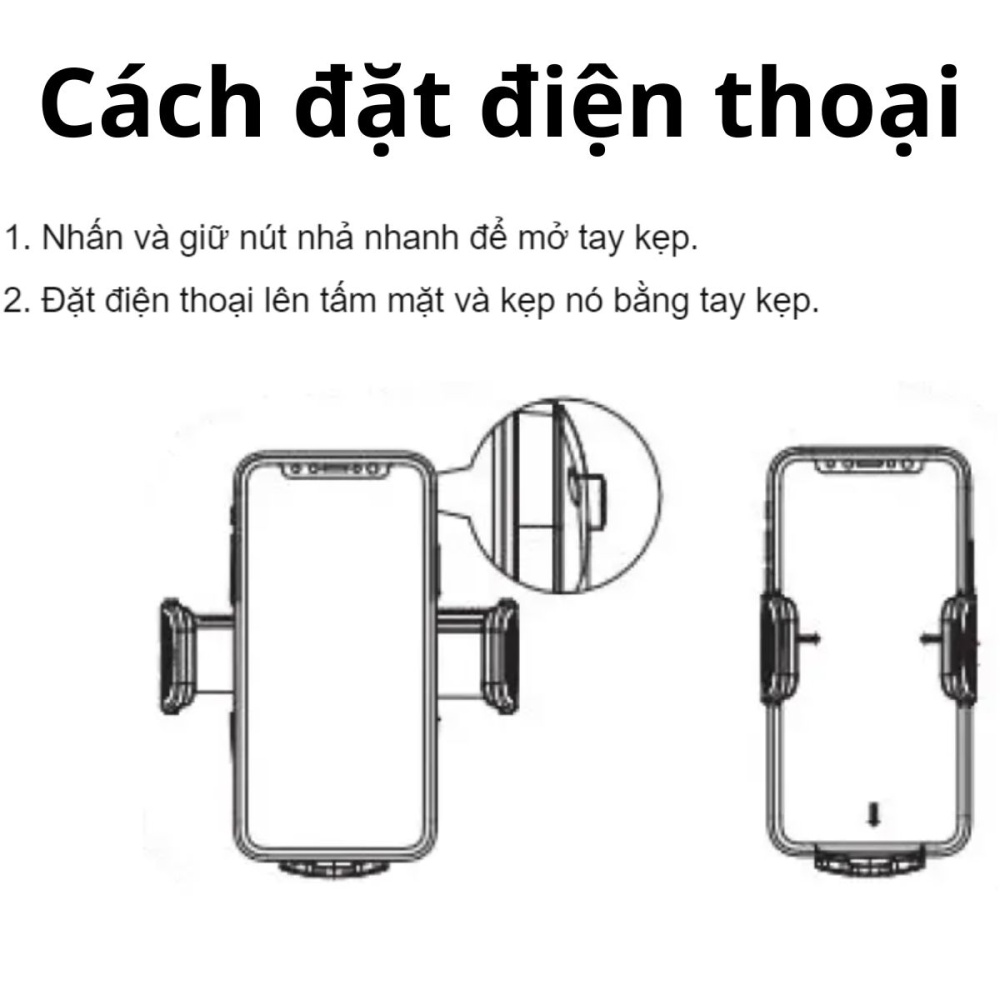 Giá đỡ điện Thoại Gắn Khe Gió Choetech H066 Dùng Trên ô Tô (hàng Chính Hãng) (5)