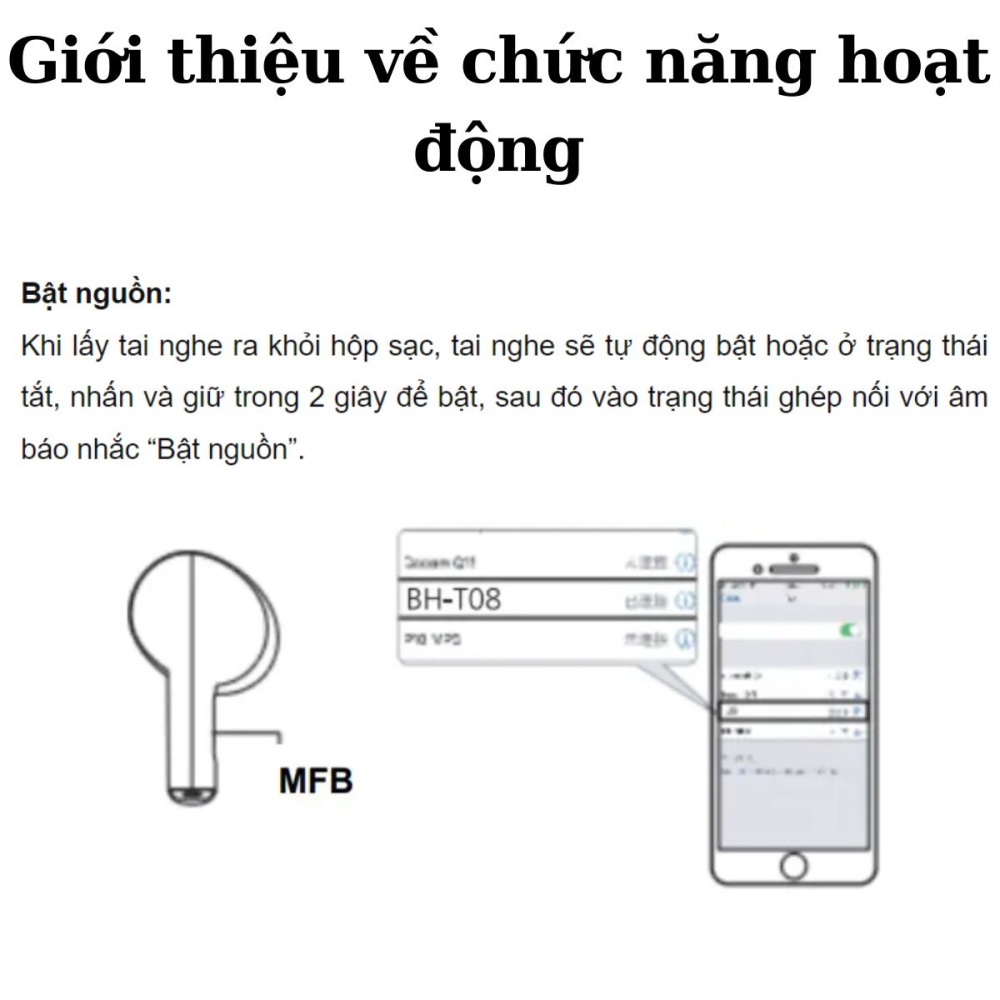 Tai Nghe Bluetooth True Wireless Earphones Choetech Bh T08 (hàng Chính Hãng) (13)
