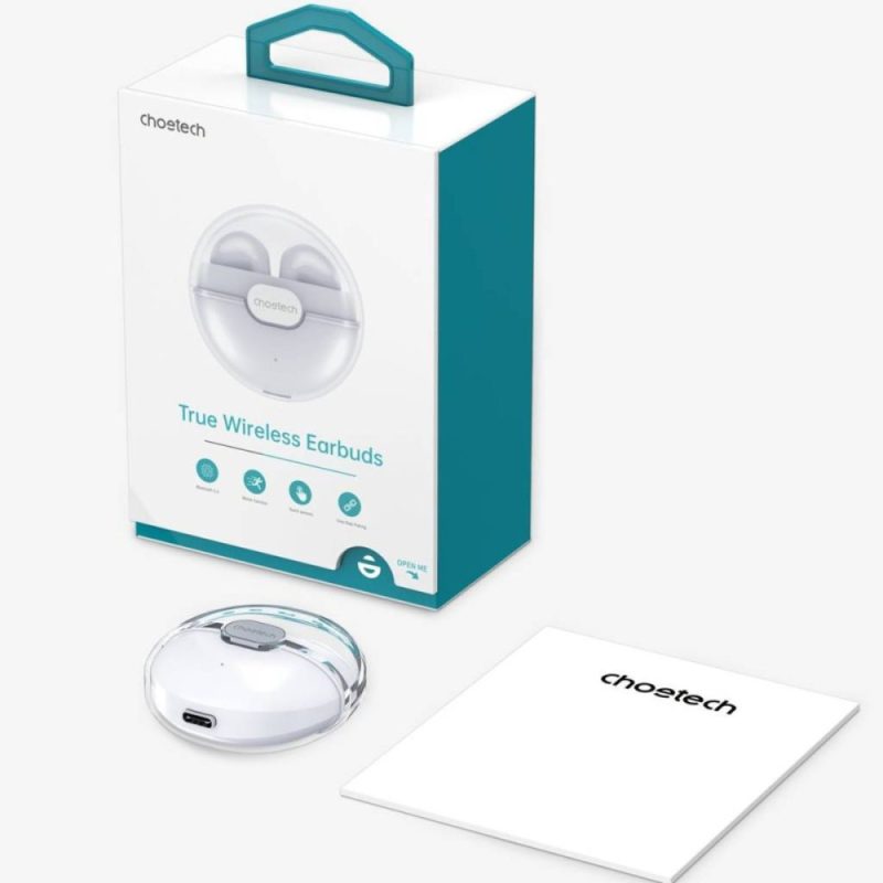 Tai Nghe Bluetooth True Wireless Earphones Choetech Bh T08 (hàng Chính Hãng) (2)