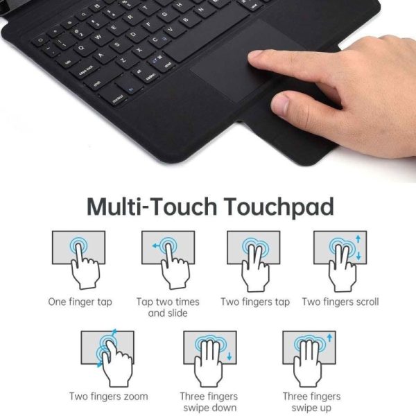 Bao Da Bàn Phím Có Touchpad Choetech Bh 012 Dành Cho Ipad 11inch (hàng Chính Hãng) (5)