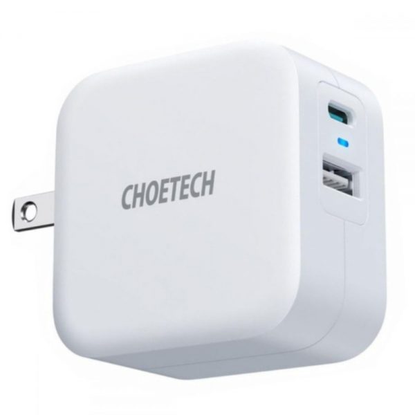 Củ Sạc Nhanh 38w 2 Cổng (1 Pd+ 1 Usb A) Choetech Pd5002 Hàng Chính Hãng (6)