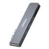 Hub chuyển 7in 2 Choetech HUB-M14 dùng cho Macbook ( Usb C* 2 To HDMI, TF, SD, 2*USB-C, 2*USB 3.0)- Hàng chính hãng