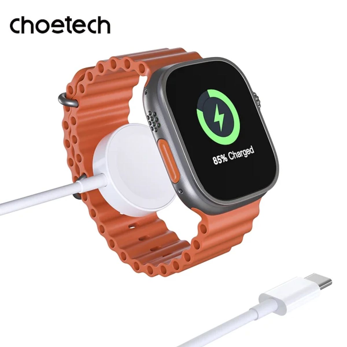 Dây sạc Apple Watch Type C Choetech T400 công suất 3W dài 1M (Hàng chính hãng)