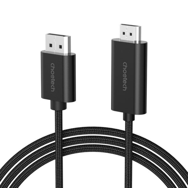 Cáp chuyển DisplayPort (DP) sang HDMI 4K@60Hz Choetech XDH01 dài 2m ( Hàng chính hãng)