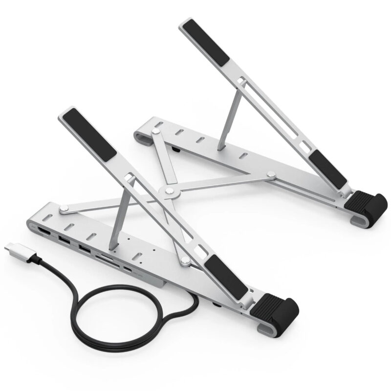 Giá đỡ tích hợp Hub chuyển đổi 7 in 1 Choetech M43 có thể gấp gọn đa năng (Hàng chính hãng)