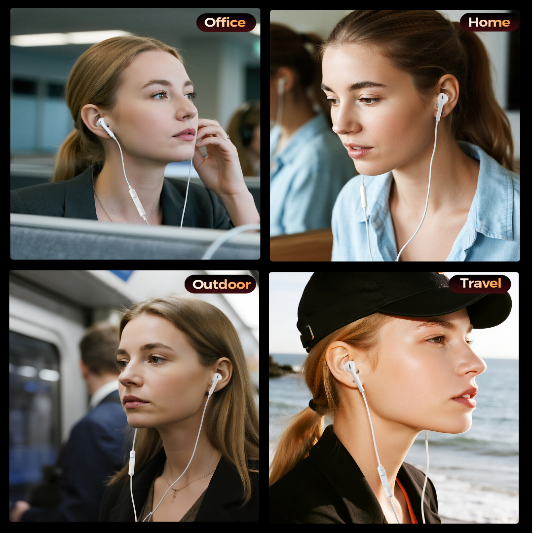 Tai nghe dây chân cắm 3.5mm lateral in-ear Choetech OC-A016 (Hàng chính hãng) 5 Tai nghe dây chân cắm 3.5mm lateral in-ear Choetech OC-A016 (Hàng chính hãng)