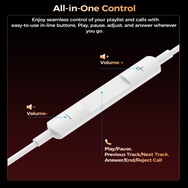 Tai nghe dây chân cắm 3.5mm lateral in-ear Choetech OC-A016 (Hàng chính hãng) 17 Tai nghe dây chân cắm 3.5mm lateral in-ear Choetech OC-A016 (Hàng chính hãng)