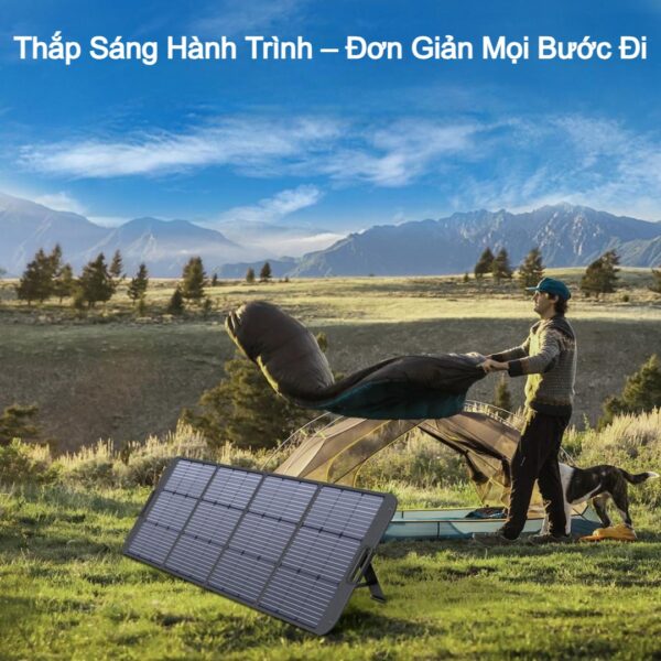 Bộ Sạc Năng Lượng Mặt Trời Di động Choetech SC011 Công Suất 200w Có Thể Gấp Gọn (Hàng chính hãng)