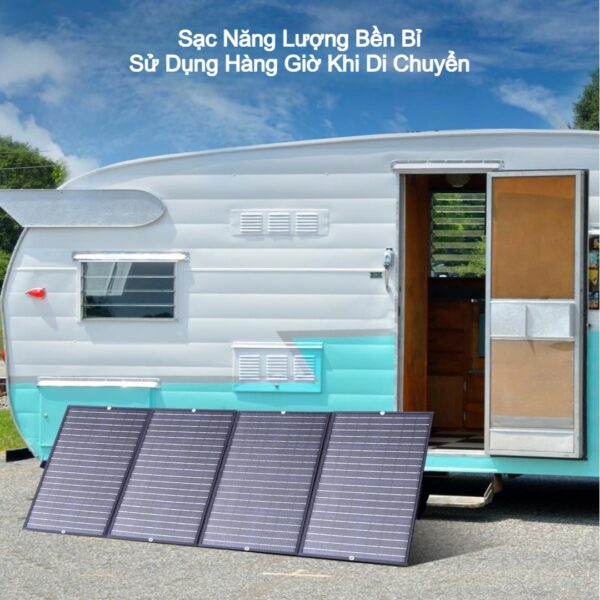 Bộ sạc năng lượng mặt trời di động Choetech SC010 công suất 160w có thể gấp gọn (Hàng chính hãng)