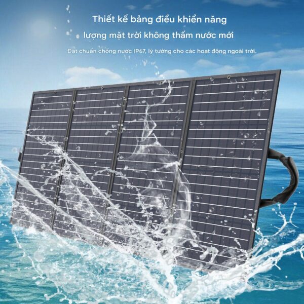 Bộ sạc năng lượng mặt trời di động Choetech SC010 công suất 160w có thể gấp gọn (Hàng chính hãng)