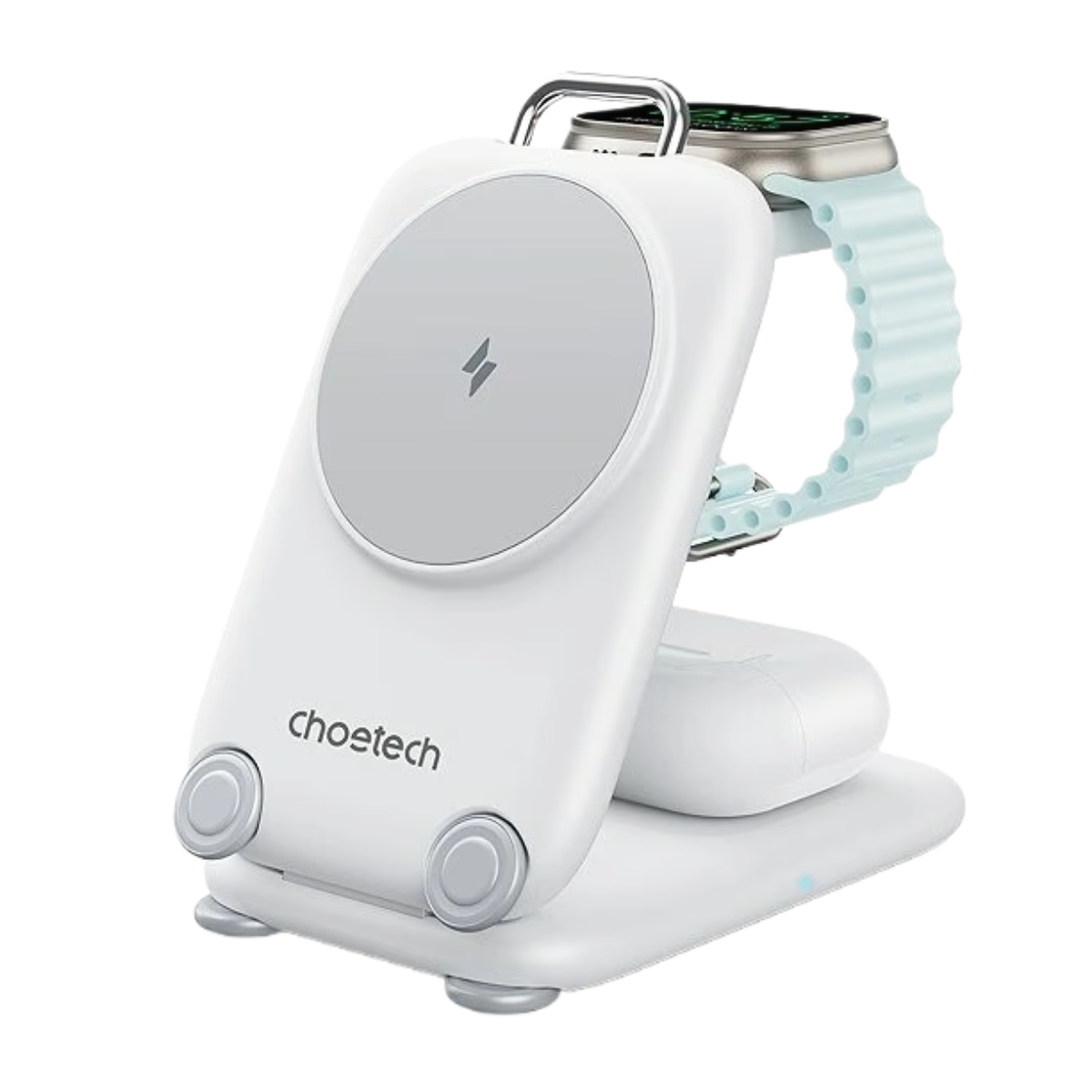 Đế sạc không dây từ tính 3 in 1 gấp gọn Choetech T816-F công suất 15W tiện lợi khi đi du lịch (Hàng chính hãng) 1 Đế sạc không dây từ tính 3 in 1 gấp gọn Choetech T816-F công suất 15W tiện lợi khi đi du lịch (Hàng chính hãng)