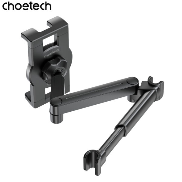 Giá đỡ điện thoại và máy tính bảng cho ghế sau ô tô Choetech H090 kéo giãn linh hoạt tiện lợi cho mọi hành trình (Hàng chính hãng)
