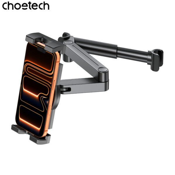 Giá đỡ điện thoại và máy tính bảng cho ghế sau ô tô Choetech H090 kéo giãn linh hoạt tiện lợi cho mọi hành trình (Hàng chính hãng)