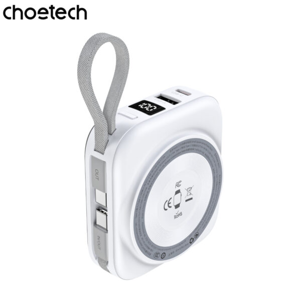 Pin dự phòng đa năng 2 in 1 Choetech B697C công suất 22.5W tích hợp 2 cáp Type C dùng sạc cho điện thoại và Apple Watch (Hàng chính hãng) 18 Pin dự phòng đa năng 2 in 1 Choetech B697C công suất 22.5W tích hợp 2 cáp Type C dùng sạc cho điện thoại và Apple Watch (Hàng chính hãng)