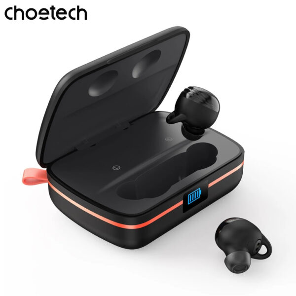 Tai nghe Bluetooth thể thao Choetech BH-T05 sạc năng lượng mặt trời và tích hợp pin dự phòng 2500mAh (Hàng chính hãng)