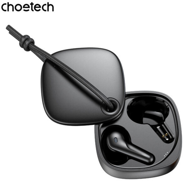 Tai Nghe Bluetooth Choetech BH-T17 Hộp Sạc Xoay Độc Đáo – Chống Ồn ANC/ ENC (Hàng Chính Hãng)