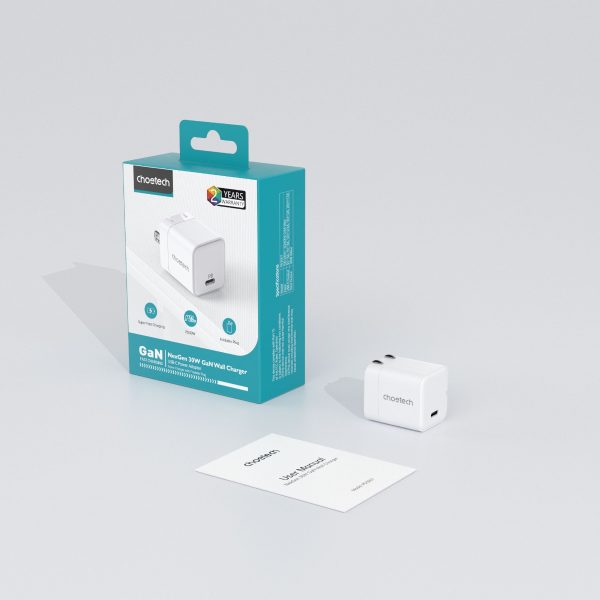 Củ sạc nhanh GaN 30W 1 cổng USB C Choetech PD3007 (Hàng chính hãng)