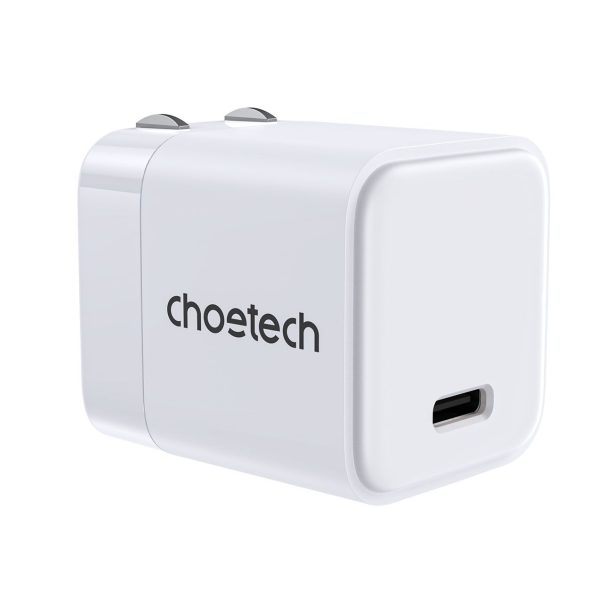 Củ sạc nhanh GaN 30W 1 cổng USB C Choetech PD3007 (Hàng chính hãng)
