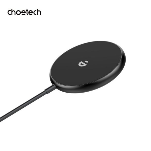 Đế sạc không dây từ tính Choetech T697-F kèm giá đỡ công suất 15w (Hàng chính hãng)