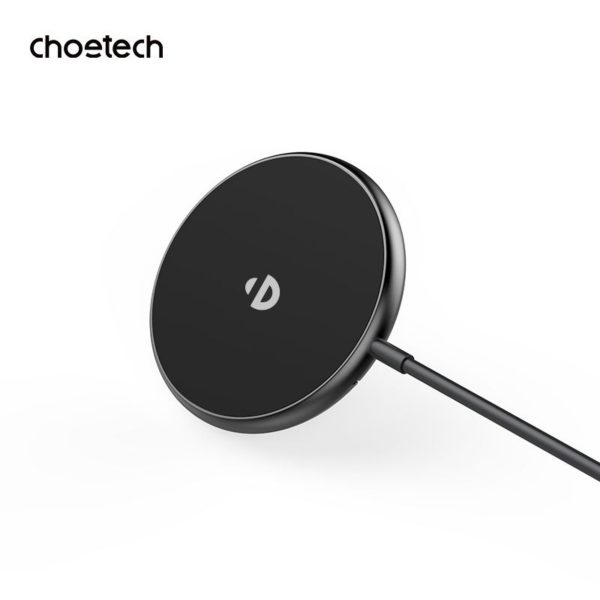 Đế sạc không dây từ tính Choetech T697-F kèm giá đỡ công suất 15w (Hàng chính hãng)