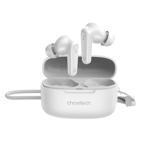 Tai nghe Bluetooth True Wireless Choetech BH-T86 Bluetooth 5.3, 4 Micro ENC, Âm Thanh HiFi (Hàng chính hãng)