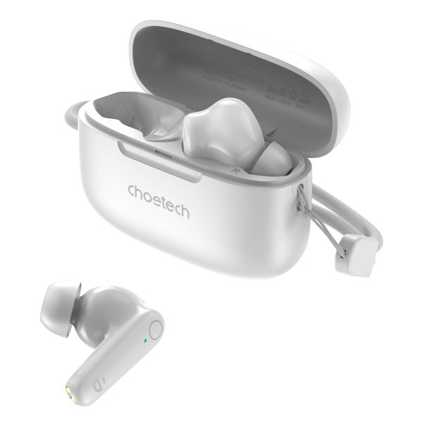 Tai nghe Bluetooth True Wireless Choetech BH-T86 Bluetooth 5.3, 4 Micro ENC, Âm Thanh HiFi (Hàng chính hãng)
